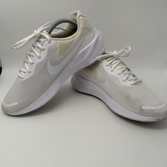 Nike Revolution 7 Women's White Training Running Sneakers Size 9.5 FB2208-100 - Picture 6 of 9